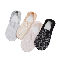 Printemps et été nouvelle usine chaussettes bateau à bouche profonde décontracté dentelle mince chaussettes invisibles dames femmes filles