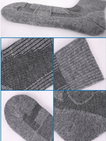 Chaussettes unisexes en laine pour l'extérieur, épaisses et chaudes, pour la randonnée, le ski, le port quotidien, chaussettes en laine mérinos pour enfants, chaussettes de sport décontractées pour hommes et femmes