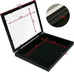 Kids Artwork Picture <b>Frame</b> Changeable in <b>Black</b> Wood Eco-Friendly Customizable Sizes A4 <b>A3</b> A2 9X12 - Product Image 3