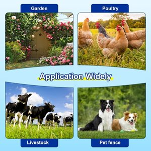Elettrificatore <span class=keywords><strong>per</strong></span> Recinzione Elettrica da 12V ad Energia Solare <span class=keywords><strong>per</strong></span> Bovini, Cavalli, Pecore, Suini e Orsi, Design Classico con Telaio in Plastica <span class=keywords><strong>per</strong></span> Uso in Giardino - Product Image 6