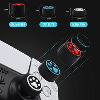 Lot de 6 pièces manette de jeu analogique patte de chat, poignées de pouce antidérapantes surélevées, capuchon de Joystick pour PS5/PS4/NS Pro/XBOXONES
