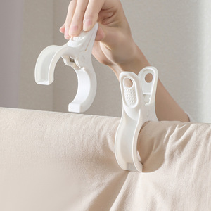 Large Plastic Drying <b>Clips</b> For Quilts Sheets Bedspreads Windproof Traceless Durable <b>Hook</b> Type Rectangle Shape - Product Image 1