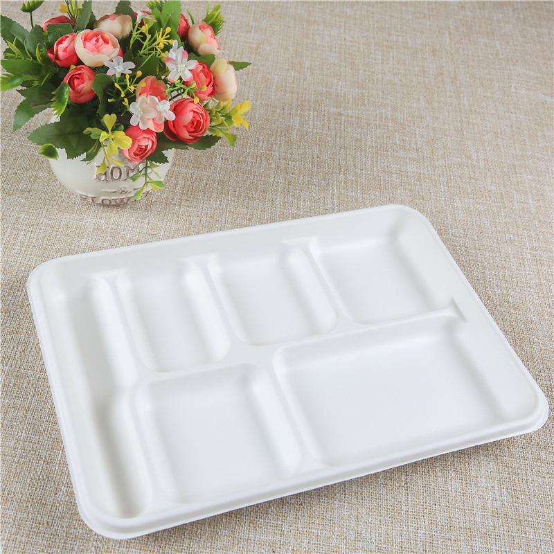 bagasse fast food box disposable tiffin microwaveable chinese take out boxes