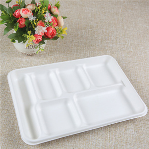 bagasse fast food box disposable tiffin microwaveable chinese take out boxes