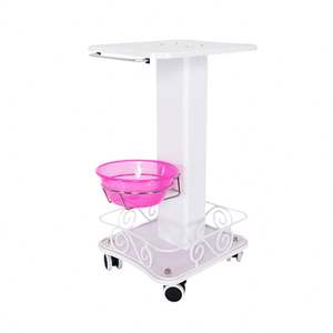 Carrito de Estética Resistente para Equipos de Salón de Belleza Comercial, Carrito de Almacenamiento de 3 Niveles con Ruedas Bloqueables - Product Image 1