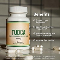 Complément Alimentaire pour le Foie Ultra Puissant Sel Biliaire TUDCA Capsules pour Nettoyage et Détoxification du Foie Adulte Certifié