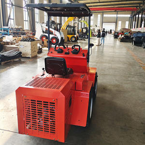 Roda mobil Mini <span class=keywords><strong>520</strong></span> selip Steer <span class=keywords><strong>Loader</strong></span>, diesel Backhoe dengan ember roda <span class=keywords><strong>Loader</strong></span>, efisien peralatan pemuat tanah - Product Image 3