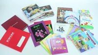 Grosir kustom pabrik kualitas tinggi kertas dilapisi warna penuh layanan cetak buku sampul keras anak-anak