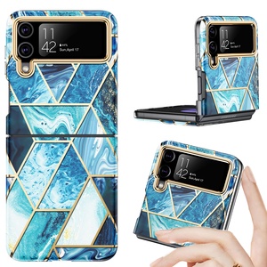 สําหรับSamsung Galaxy <span class=keywords><strong>Z</strong></span> <span class=keywords><strong>Flip</strong></span> <span class=keywords><strong>3</strong></span> TPU PC Hybridกันกระแทกเคสโทรศัพท์พับสีชมพูหินอ่อนสําหรับ<span class=keywords><strong>Z</strong></span> <span class=keywords><strong>Flip</strong></span> 4 5 -Readyสต็อก - Product Image 2