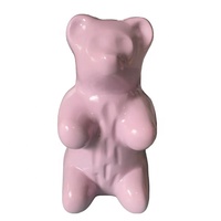 Vente chaude Personnalisé Fibre De Verre Ours Sculpture En Fiber De Verre Ours En Peluche Sculpture Pour La Maison Bureau Hôtel Club Décoration