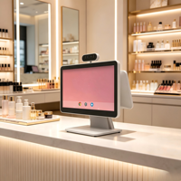 Terminal de point de vente multifonctionnel à écran tactile Android/Windows de 15,6 pouces, WiFi 6, Bluetooth 5.2, garantie 1 an pour la restauration et le commerce de détail