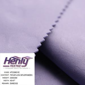 HT230631E 70% NYLON 30% SPANDEX 330GSM TELA ECUESTRE DE INTERBLOQUEO DE PUNTO CON EMBOSS - Product Image 5