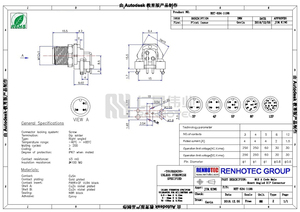M12 PCB Bảng Điều Khiển Gắn Kết Loại Ổ Cắm Thông Tư Hàng Không Cảm Biến Kết Nối Nam Nữ 4Pin 5Pin 5 Pin Vít 90 Độ Right Angle - Product Image 6