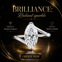Bague ovale en argent 925 incrustée de moissanite, idéale pour les bijoux de fiançailles et de mariage pour femmes