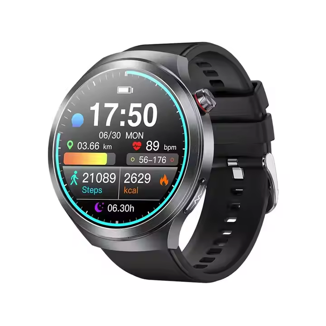 Amoled Screen 466*466 BT Calling ECG Blood Oxygen Body Temperature NFC ET475 Reloj Smart Watches