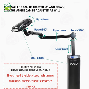 Máquina blanqueadora de dientes LED profesional de 80W, lámpara blanqueadora <span class=keywords><strong>Dental</strong></span> portátil, tecnología de Zoom láser, acero inoxidable duradero - Product Image 6
