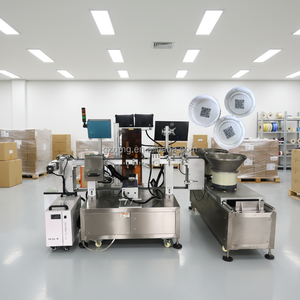 Machine de marquage laser automatique pour flacons BMG |   Graveur laser à fibre pour bouteilles en verre (intérieur/extérieur) de type banc de laboratoire |   Lecteur de codes-barres 2D Data Matrix - Product Image 2