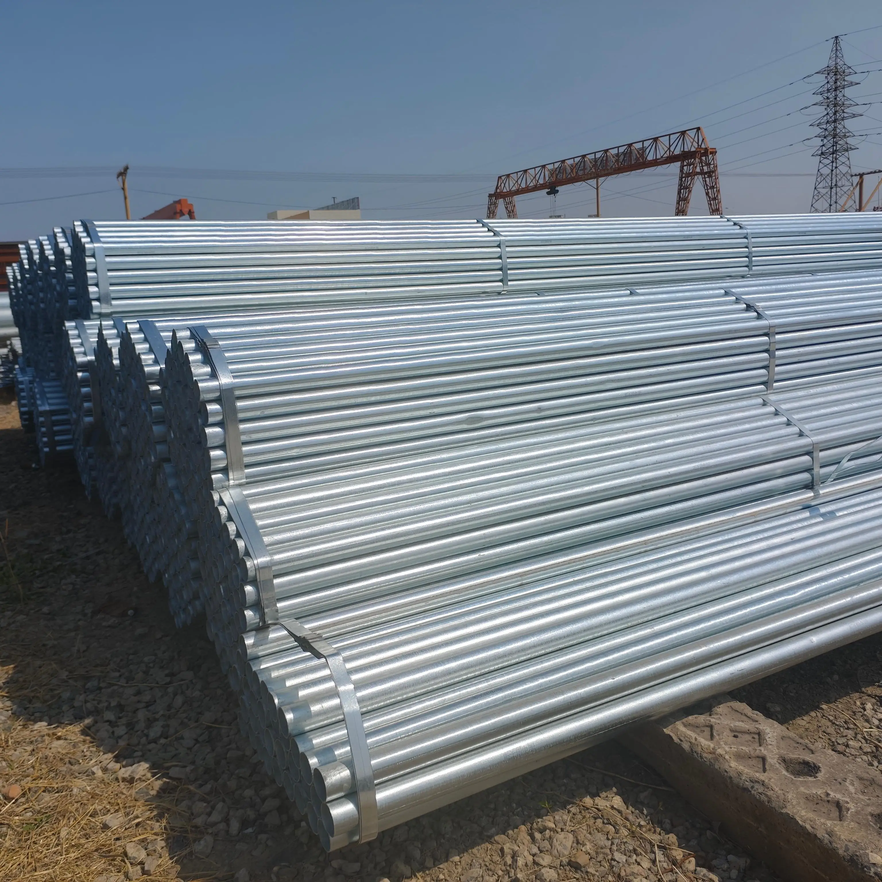 GI Round Pipe Sch10 Sch20 Sch40 ASTM A53 Galvanized Steel Tube Manufacturer Price High Quality Zinc Coated Steel Pipe Sale · image 6
