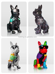 Nuova Statuetta Decorativa per Casa Personalizzabile, Scultura di Bulldog Francese, Scultura da Giardino - Product Image 2