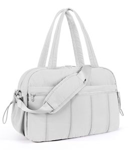 Bolsa de Viaje Gris con Impresión de Logotipo, Bolsa de Fin de Semana, Bolsa Deportiva Pequeña para Mujeres y Hombres, Altamente Valorada - Product Image 6