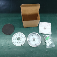 Boîtier de caméra CCTV en alliage d'aluminium, boîtier de caméra dôme à balle blanc, diamètre 120 mm, accessoire de surveillance extérieur IP67