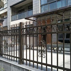 Clôture <span class=keywords><strong>palissade</strong></span> personnalisée pour la maison et le jardin, panneaux <span class=keywords><strong>en</strong></span> <span class=keywords><strong>fer</strong></span> <span class=keywords><strong>forgé</strong></span> décoratifs, clôture <span class=keywords><strong>en</strong></span> acier tubulaire - Product Image 3