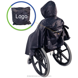 Custom Reusable Large Size Waterproof Rain Coat Cover Disabled Soft Polyester <strong>Wheelchair</strong> Rain <strong>Ponchos</strong> - Product Image 6