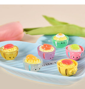 New Arrival Luminous Realistic <b>Instant</b> <b>Noodles</b> Food Play Resin Charms for DIY Handmade Materials Phone Case Car Ornaments - Product Image 5