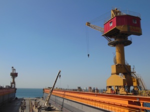 נמל ג 'יב פורטל slewing נייד נמל מנוף נייד פורטל מנוף 25t 45m בום - Product Image 4