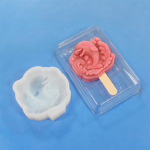 Tiểu thuyết cá heo thiết kế Silicone <span class=keywords><strong>Ice</strong></span> Pop Maker khuôn tái sử dụng không dính tủ đông Khay cho trẻ em tự chế <span class=keywords><strong>Ice</strong></span> Cream công cụ để sử dụng nhà - Product Image 2