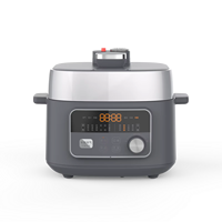 Cuisinière à pression électrique intelligente professionnelle 2,5 L 800 W avec écran numérique LED et préréglages intelligents, haute efficacité, multi-usages