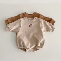 Sweat-shirt personnalisé neutre, barboteuse à bulles, vêtements pour bébé
