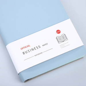 Cuaderno de diario de cuero pequeño personalizable simplificado A5 A6 A7 libros escolares de tapa dura 100 hojas encuadernación de costura para estudiantes - Product Image 6