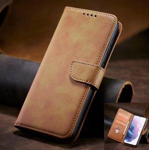 Custodia a portafoglio in pelle orizzontale Premium per <span class=keywords><strong>Samsung</strong></span> Galaxy <span class=keywords><strong>S21</strong></span> custodia protettiva per cellulare Galaxy <span class=keywords><strong>S21</strong></span> Ultra - Product Image 5
