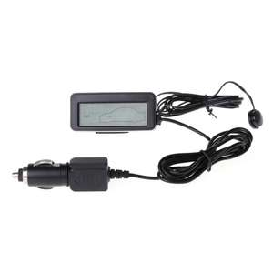 DC 12V 디스플레이 디지털 온도계 백라이트 미니 온도계 LCD 자동차 내부 외부 온도계 - Product Image 2