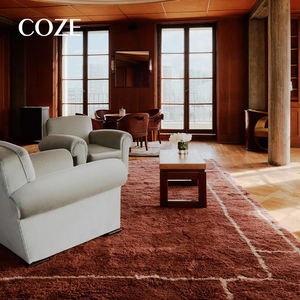 Français moderne épaissi Rectangle motif géométrique fait à la main salon tapis ménage tapis avec support pour la <span class=keywords><strong>maison</strong></span> - Product Image 4