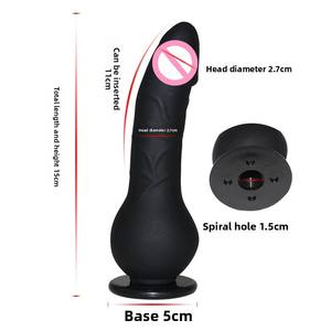 Zachte Leren Broek Omhuld Tweekoppige Dildo Voor Lesbische Volwassen Spelen Dildos Volwassen Producten - Product Image 5