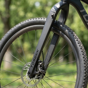 Fourche rigide de vélo de montagne <span class=keywords><strong>TOSEEK</strong></span> en fibre de carbone Toray T800, roue 27,5 "/<span class=keywords><strong>29</strong></span>", axe traversant 15x100/15x110 mm, frein à disque pour fourche de VTT - Product Image 1