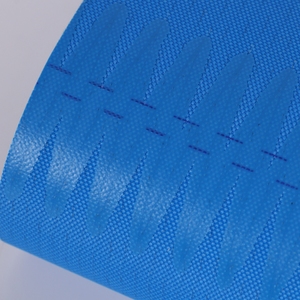 Nuova Macchina Avvolgitrice con Nastro Trasportatore in PU Alimentare Antitaglio a Motivo Diamantato Blu per Uso Domestico, Legno, Farmacia, Vendita al Dettaglio di Pollo - Product Image 4