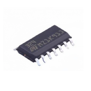 Amplificador Dery Star LM324DT STM, Estándar de Operación, 1.3MHz, Nuevo y Original, Circuito Integrado SOIC-14 SMD, Servicio BOM - Product Image 1