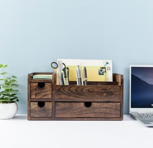 Sinh Thái Thân Thiện Đa Mục Đích Bằng Gỗ Văn Phòng Tập Tin Giá Văn Phòng Phẩm Bút Chủ Ngăn Kéo Bảng Bàn Tổ Chức Cho Văn Phòng - Product Image 3