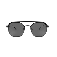 Lunettes de soleil magnétiques à clipser, haute qualité, verres polarisés TAC, charnières en métal inoxydable, montures optiques or et violet, unisexe