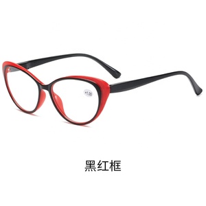 Fábrica barata al por mayor de moda flexible resorte bisagra moderno ojo de gato <span class=keywords><strong>presbicia</strong></span> <span class=keywords><strong>gafas</strong></span> de lectura de las mujeres - Product Image 3