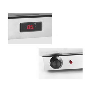 Luxuriöser 9L Rechteckiger Roll-Top Elektrischer Chafing Dish in Goldfarbe Speisenwärmer Chafing Dishes mit Glasfenster - Product Image 5