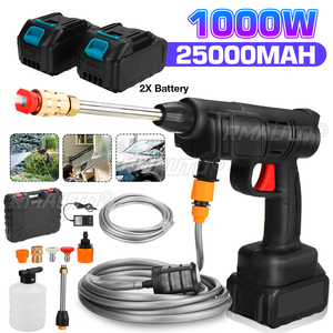 1000W 25000mAh 30BAR Wireless <b>Car</b> <b>Washer</b> High Pressure <b>Car</b> Wash Water Gun Portable High Pressure <b>Washer</b> Foam for Makita Battery - Product Image 1