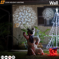 Decoración navideña Hada LED 2D Copo de nieve motivo luz para decoración de vacaciones iluminación