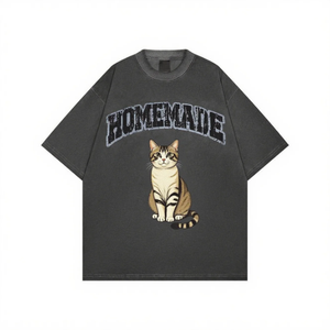 เสื้อยืดผู้ชายผ้าฝ้ายแท้ 100% แบบ OEM/ODM สั่งผลิตได้โดยตรง พร้อมลายพิมพ์เฉพาะตัว ระบายอากาศได้ดี ไม่เป็นขุย รับผลิตจำนวนมาก - Product Image 3