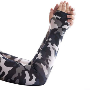 2024 Custom Logo Design Printing Multifunctional Polyester Silk Sports Arm <b>Gloves</b> for Golf Driving - Product Image 3