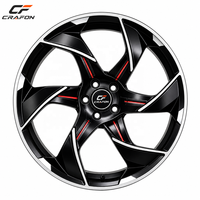 Jantes forgées monobloc CF 18 19 pouces 5x114.3 PCD 56.1 CB pour voitures particulières, compatibles avec les jantes sport WRX VA VAB