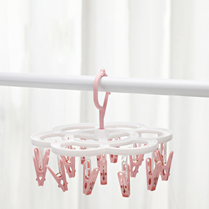 TXL621 Multifonctionnel Coupe-Vent En Plastique Vêtements Cintre Sous-Vêtements Des Ménages Enfants Chaussettes Séchage Rack <span class=keywords><strong>Salle</strong></span> <span class=keywords><strong>De</strong></span> Bains <span class=keywords><strong>Porte</strong></span>-Serviette - Product Image 2